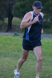 Geoff Crook running at Willandra