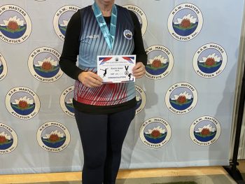 Kerrie wins heavy weight pentathlon and breaks her own Australian record